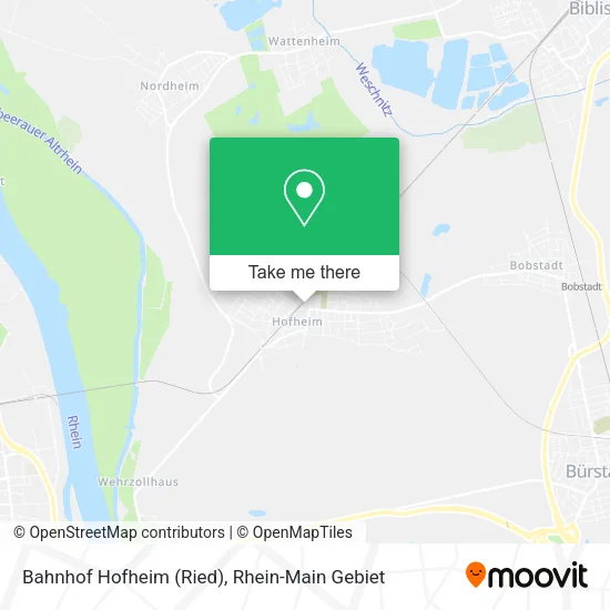 Карта Bahnhof Hofheim (Ried)