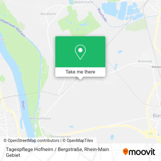 Карта Tagespflege Hofheim / Bergstraße