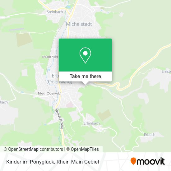 Карта Kinder im Ponyglück
