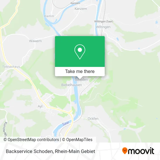Карта Backservice Schoden
