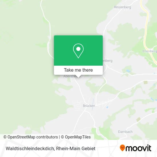 Карта Waldtischleindeckdich
