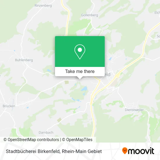 Карта Stadtbücherei Birkenfeld