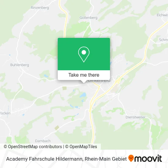 Карта Academy Fahrschule Hildermann