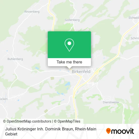 Карта Julius Kröninger Inh. Dominik Braun
