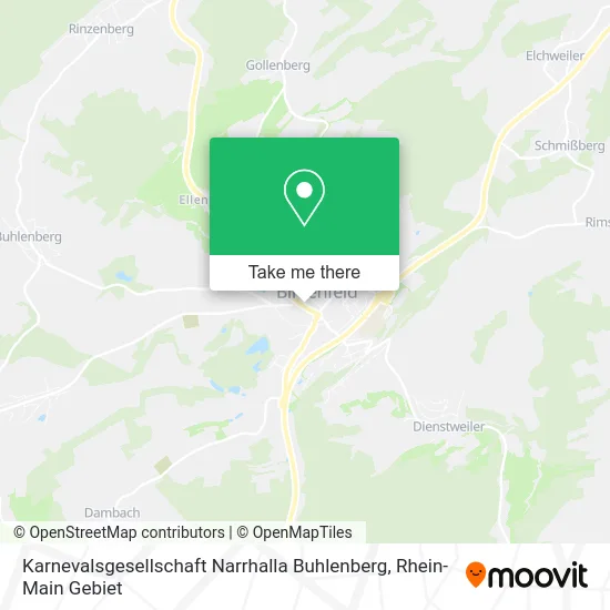 Карта Karnevalsgesellschaft Narrhalla Buhlenberg
