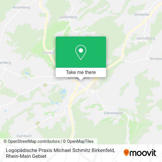Карта Logopädische Praxis Michael Schmitz Birkenfeld
