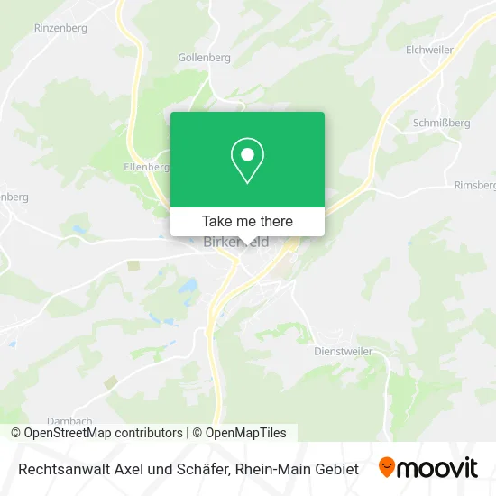 Карта Rechtsanwalt Axel und Schäfer