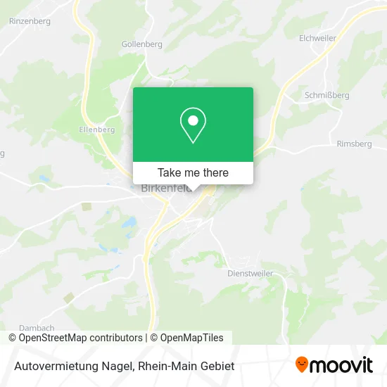 Карта Autovermietung Nagel