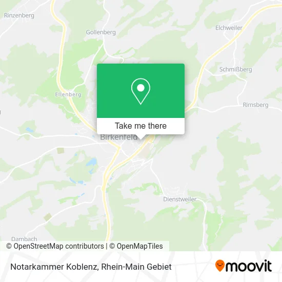 Карта Notarkammer Koblenz