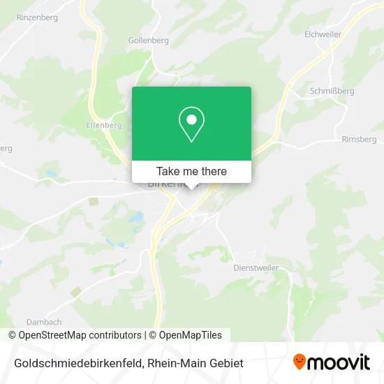 Карта Goldschmiedebirkenfeld
