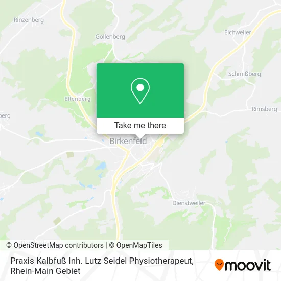 Карта Praxis Kalbfuß Inh. Lutz Seidel Physiotherapeut