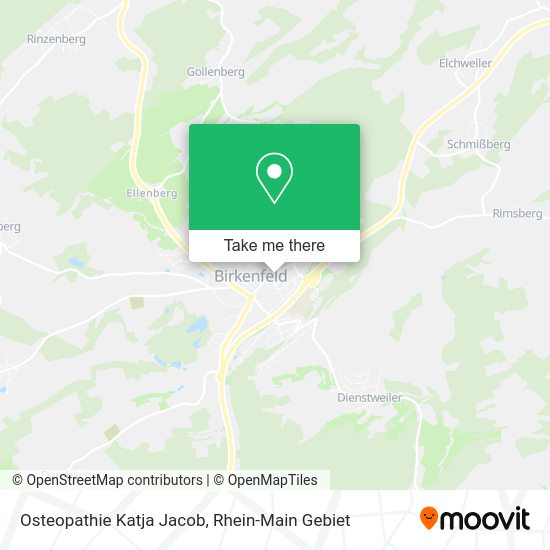 Карта Osteopathie Katja Jacob