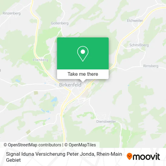 Карта Signal Iduna Versicherung Peter Jonda