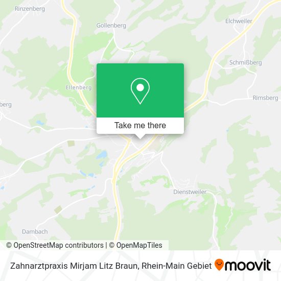 Карта Zahnarztpraxis Mirjam Litz Braun