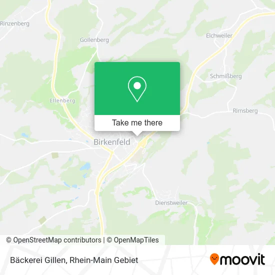 Bäckerei Gillen map