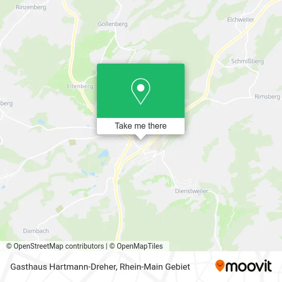 Карта Gasthaus Hartmann-Dreher