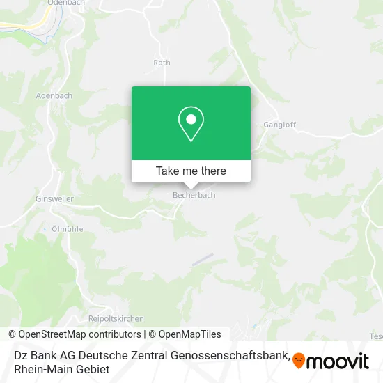 Карта Dz Bank AG Deutsche Zentral Genossenschaftsbank