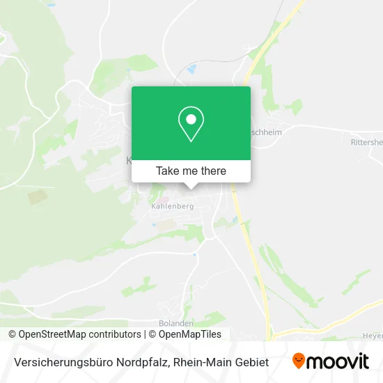 Карта Versicherungsbüro Nordpfalz
