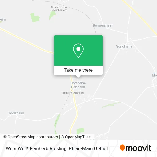 Карта Wein Weiß Feinherb Riesling