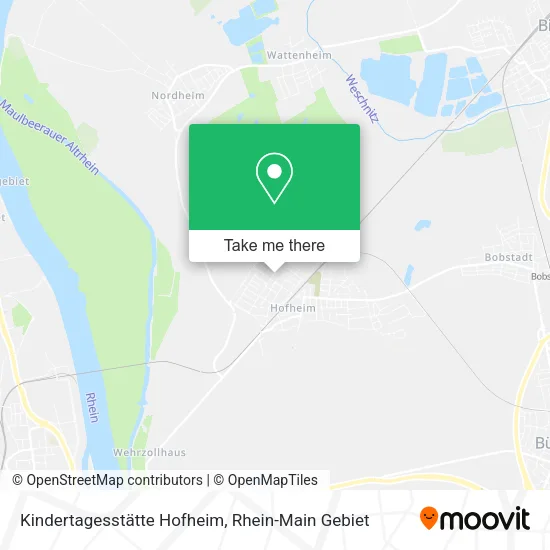 Карта Kindertagesstätte Hofheim