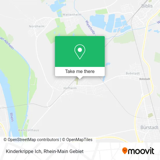 Карта Kinderkrippe Ich