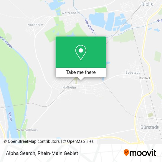 Карта Alpha Search