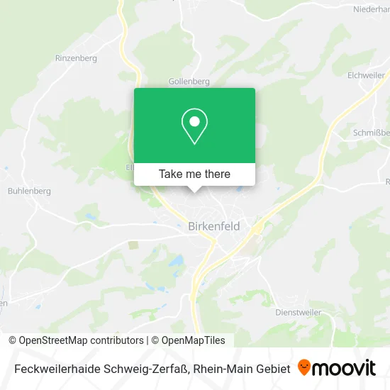 Карта Feckweilerhaide Schweig-Zerfaß