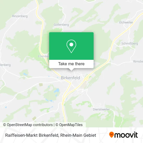 Карта Raiffeisen-Markt Birkenfeld