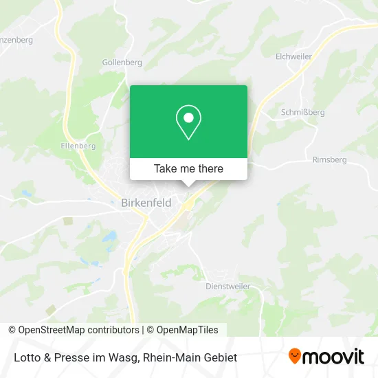 Карта Lotto & Presse im Wasg