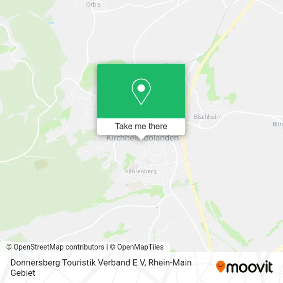 Карта Donnersberg Touristik Verband E V