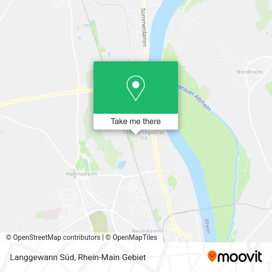 Карта Langgewann Süd