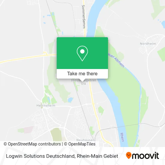 Карта Logwin Solutions Deutschland