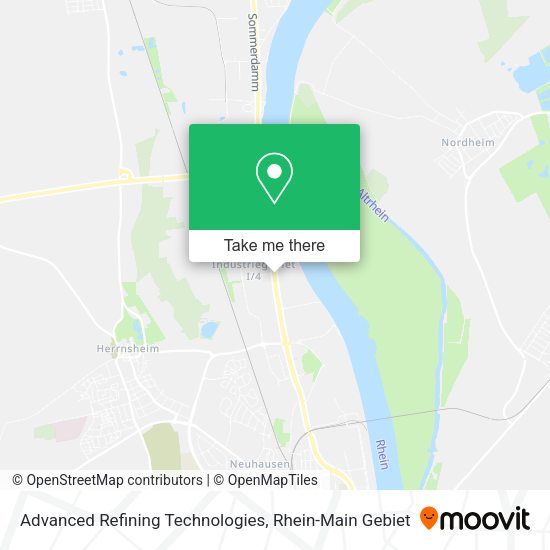 Карта Advanced Refining Technologies