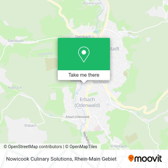 Карта Nowicook Culinary Solutions