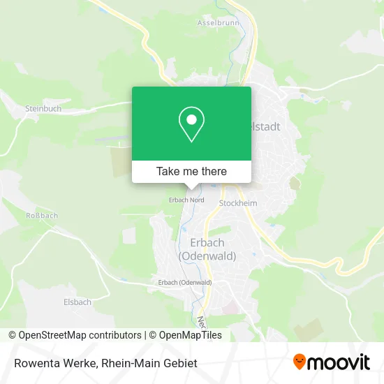 Карта Rowenta Werke