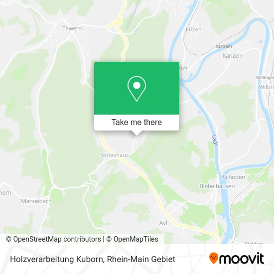 Карта Holzverarbeitung Kuborn
