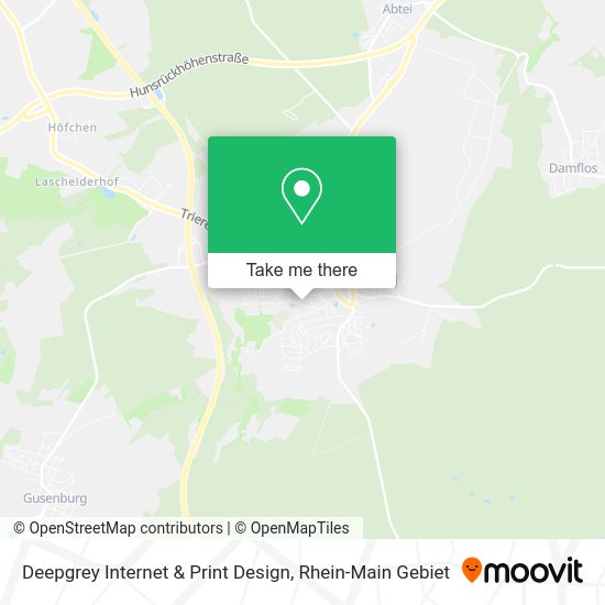Deepgrey Internet & Print Design map