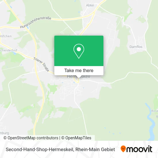 Карта Second-Hand-Shop-Hermeskeil