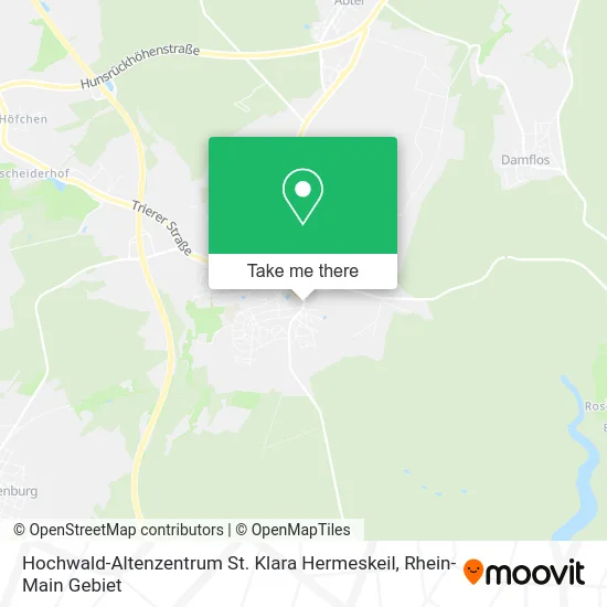 Карта Hochwald-Altenzentrum St. Klara Hermeskeil