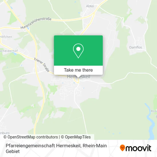 Карта Pfarreiengemeinschaft Hermeskeil