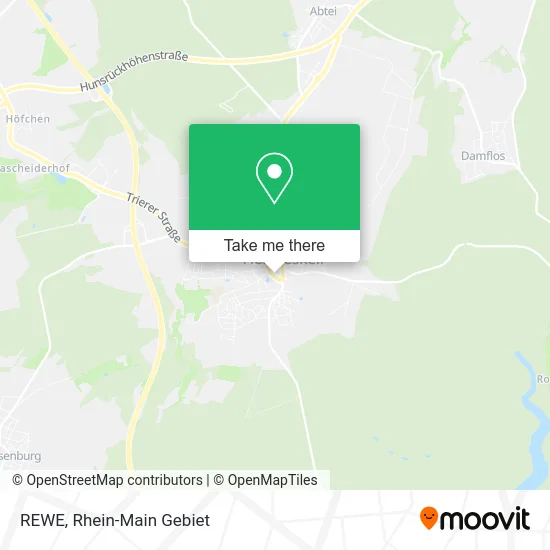 REWE map