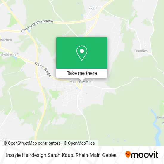 Карта Instyle Hairdesign Sarah Kaup