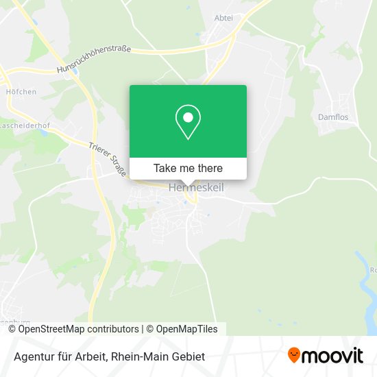 Карта Agentur für Arbeit