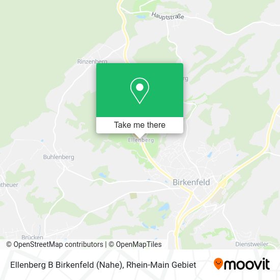 Карта Ellenberg B Birkenfeld (Nahe)