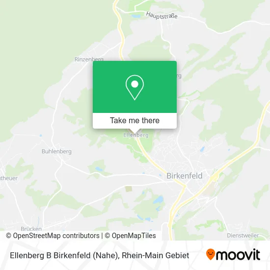 Карта Ellenberg B Birkenfeld (Nahe)