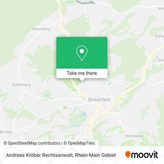 Карта Andreas Kröber Rechtsanwalt