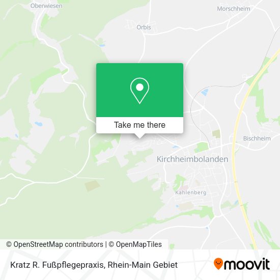 Карта Kratz R. Fußpflegepraxis