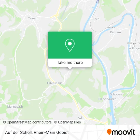 Auf der Schell map