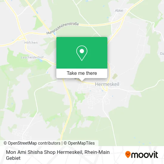 Карта Mon Ami Shisha Shop Hermeskeil