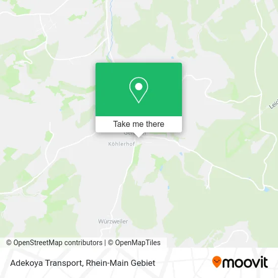 Карта Adekoya Transport